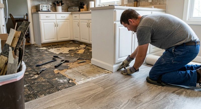 Linoleum Floor Installation in Tempe, AZ