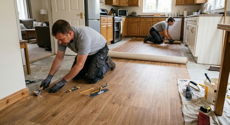 Linoleum Flooring Replacement in Tempe, AZ