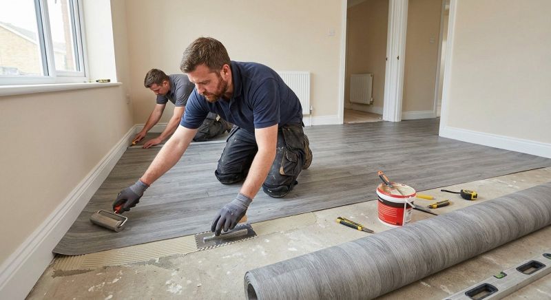 Sheet Linoleum Installation in Tempe, AZ